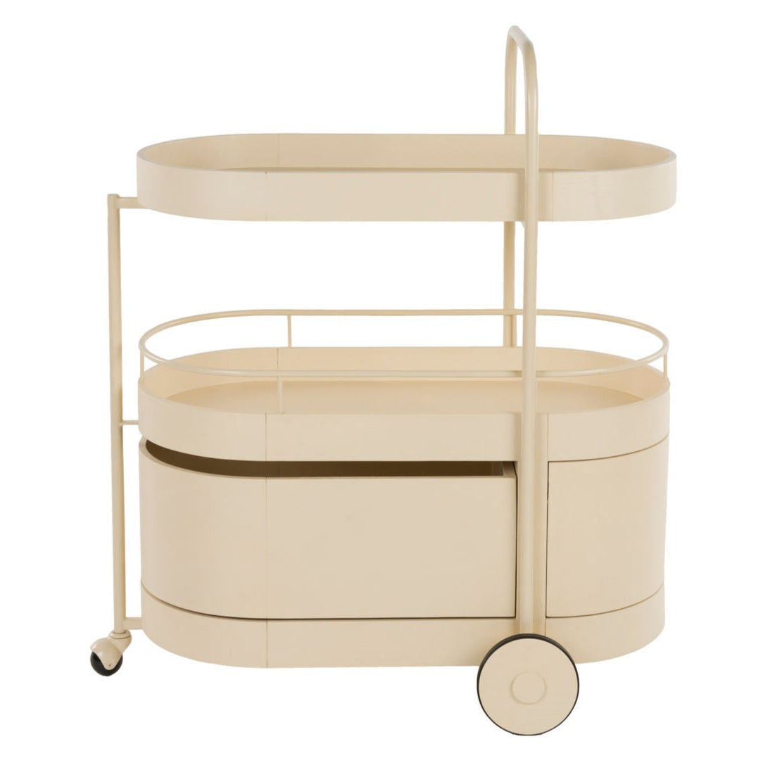 Zuiver Wim Beige Drinks Trolley